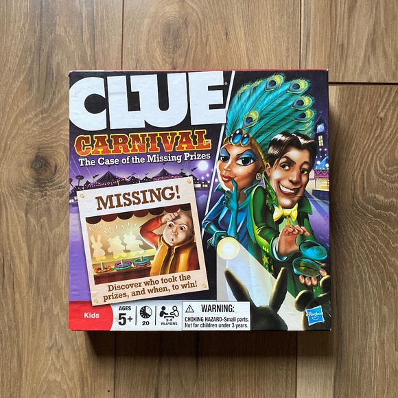 Clue Carnival Board Game - Picture 1 of 7